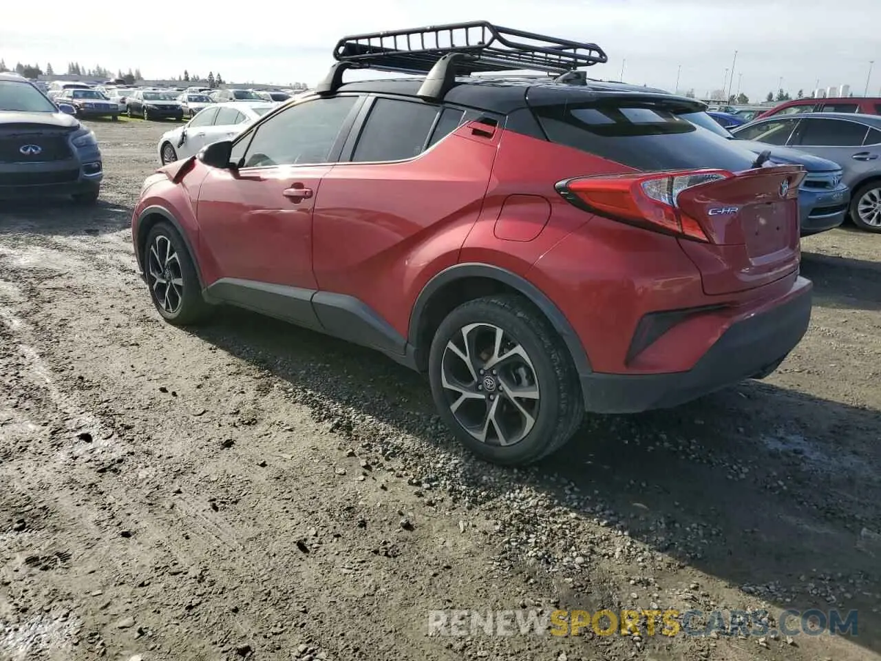 2 fotografías del automóvil dañado JTNKHMBXXL1078136 TOYOTA C-HR 2020