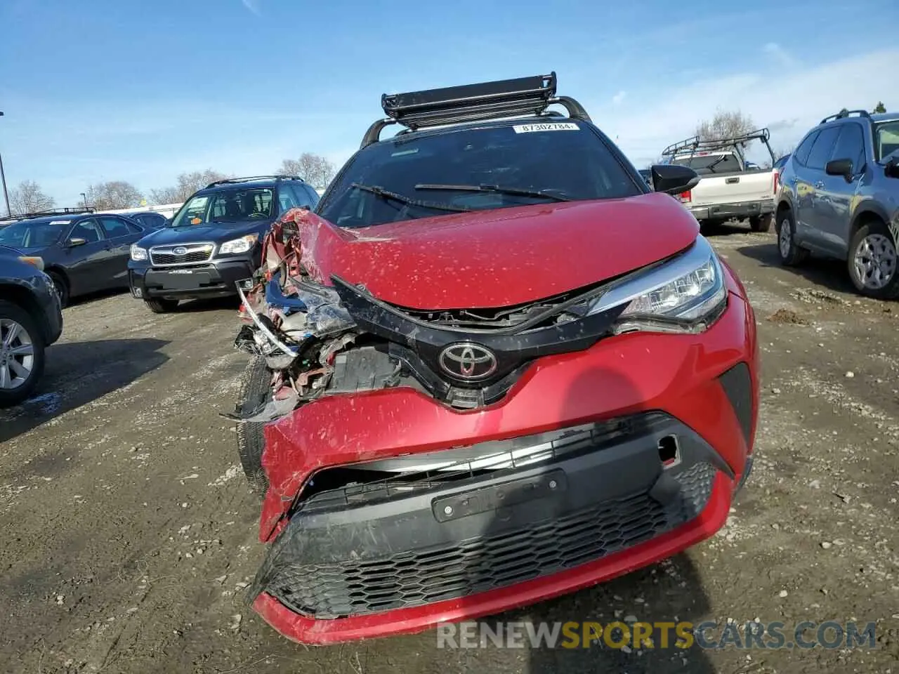 5 fotografías del automóvil dañado JTNKHMBXXL1078136 TOYOTA C-HR 2020