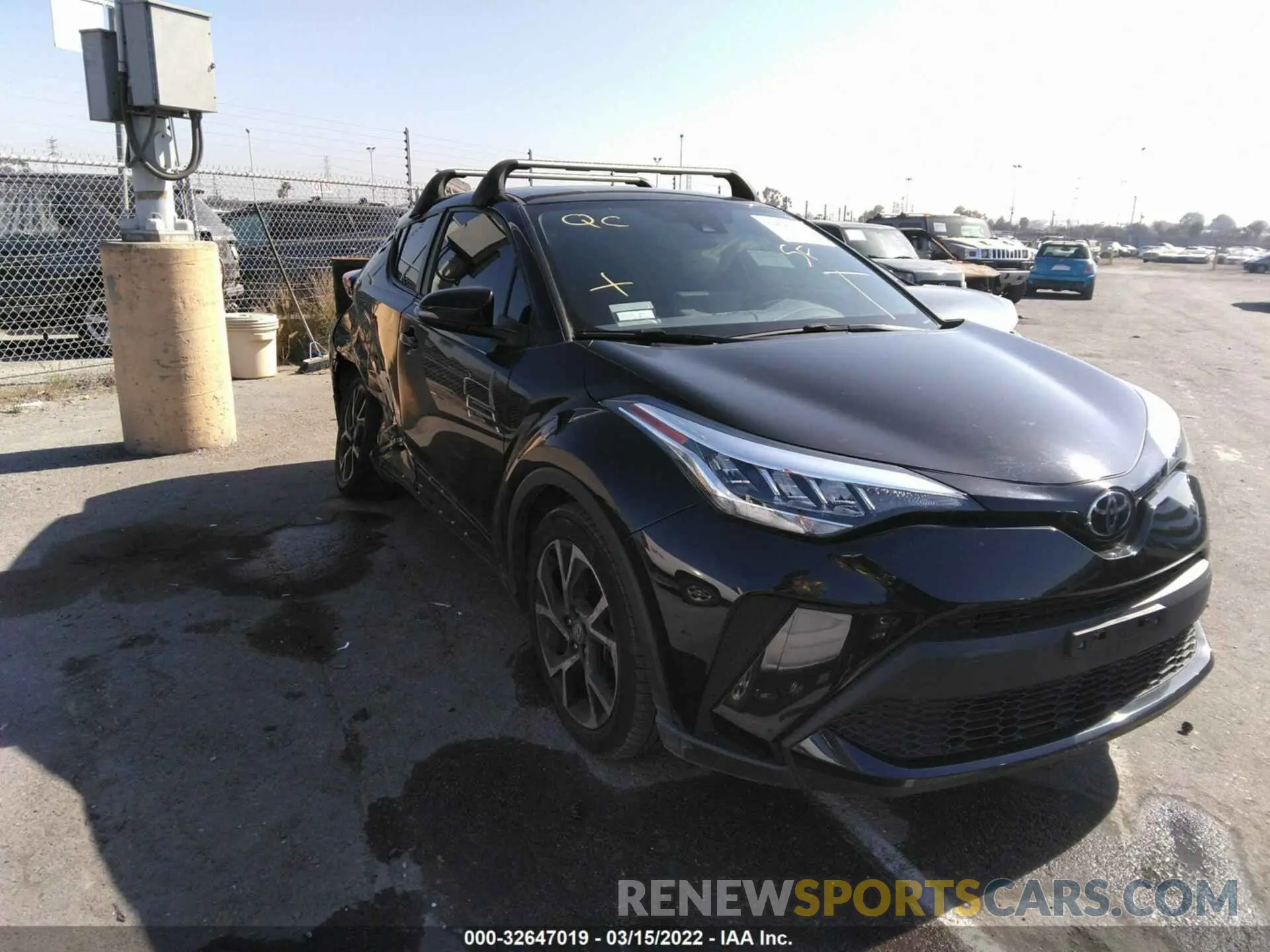 1 fotografías del automóvil dañado JTNKHMBXXL1080999 TOYOTA C-HR 2020