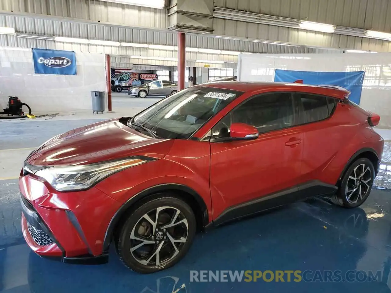 1 fotografías del automóvil dañado JTNKHMBXXL1083837 TOYOTA C-HR 2020