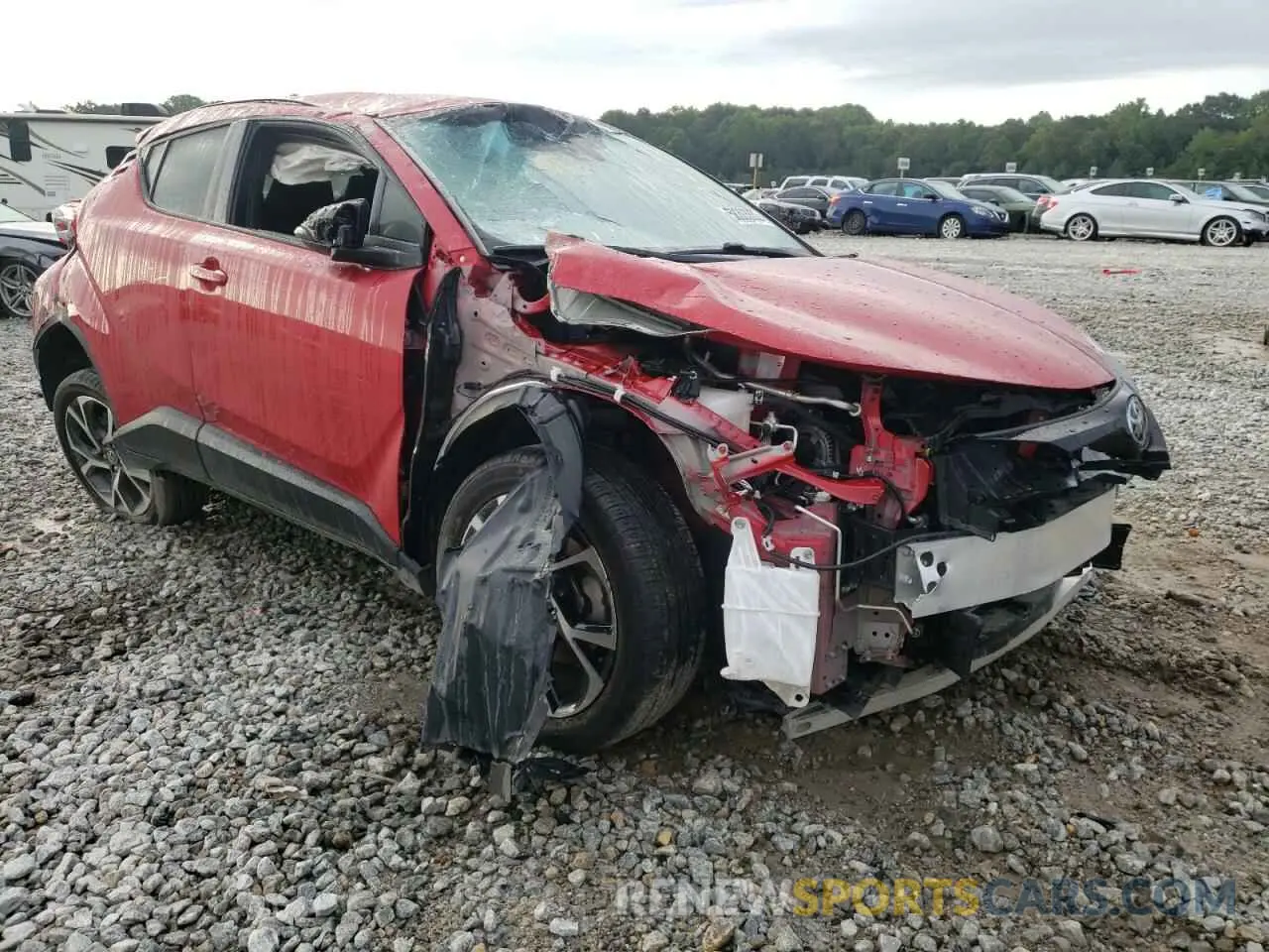 1 fotografías del automóvil dañado JTNKHMBXXL1084261 TOYOTA C-HR 2020