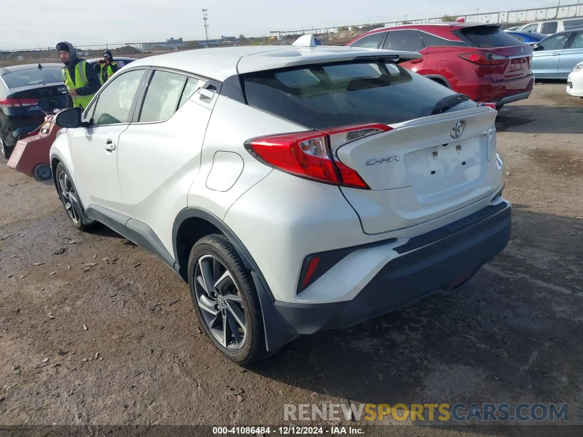 3 fotografías del automóvil dañado JTNKHMBXXL1093056 TOYOTA C-HR 2020