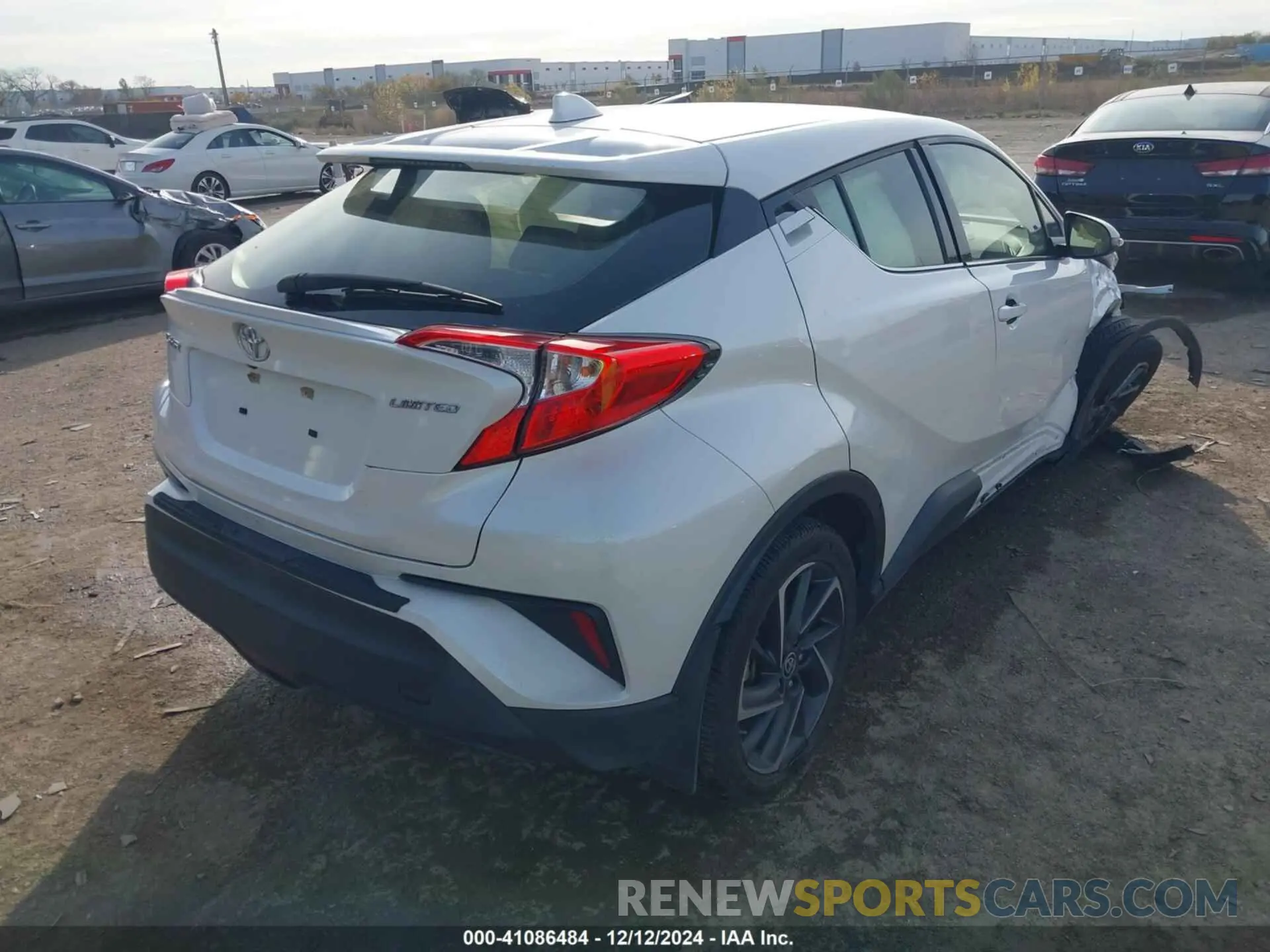 4 fotografías del automóvil dañado JTNKHMBXXL1093056 TOYOTA C-HR 2020
