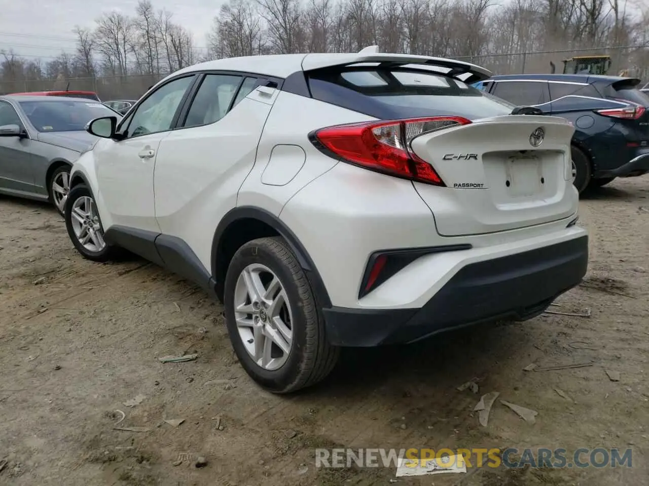 3 fotografías del automóvil dañado NMTKHMBX0LR103390 TOYOTA C-HR 2020