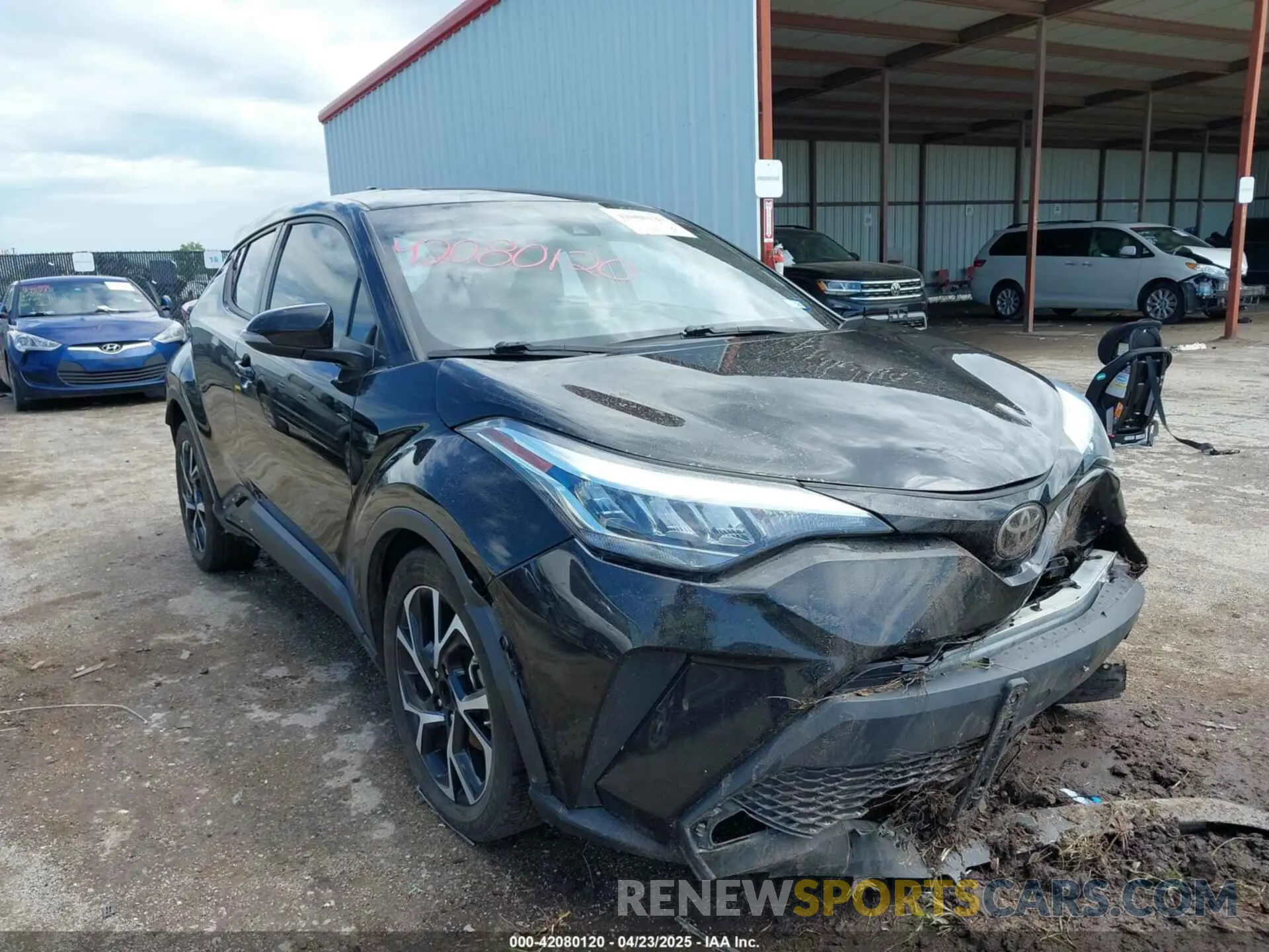 1 fotografías del automóvil dañado NMTKHMBX0LR103907 TOYOTA C-HR 2020