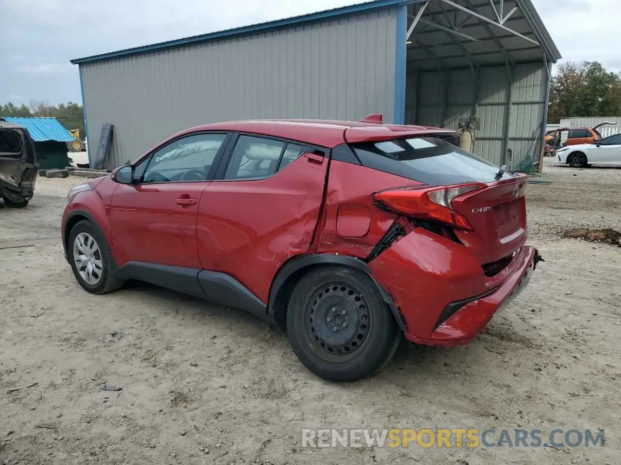 2 fotografías del automóvil dañado NMTKHMBX1LR118528 TOYOTA C-HR 2020