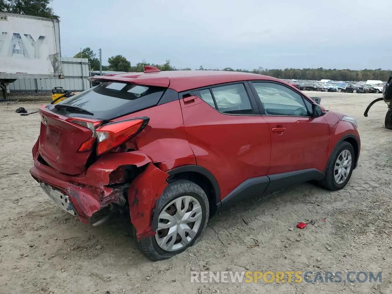 3 fotografías del automóvil dañado NMTKHMBX1LR118528 TOYOTA C-HR 2020