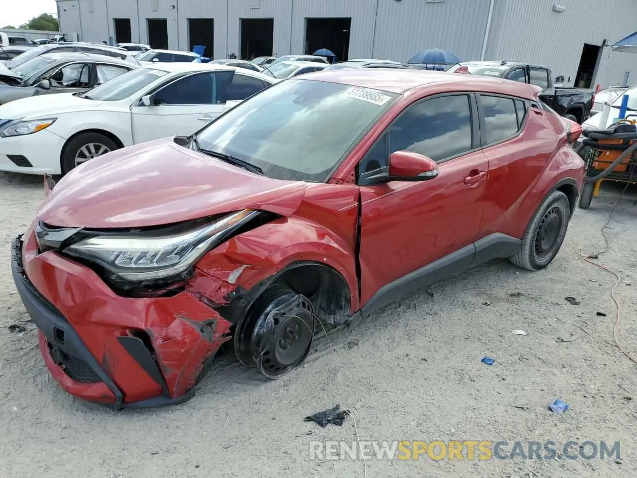 1 fotografías del automóvil dañado NMTKHMBX2LR104668 TOYOTA C-HR 2020
