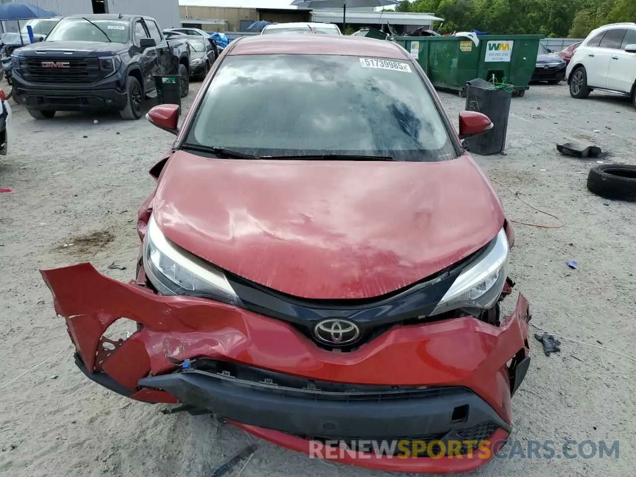 5 fotografías del automóvil dañado NMTKHMBX2LR104668 TOYOTA C-HR 2020