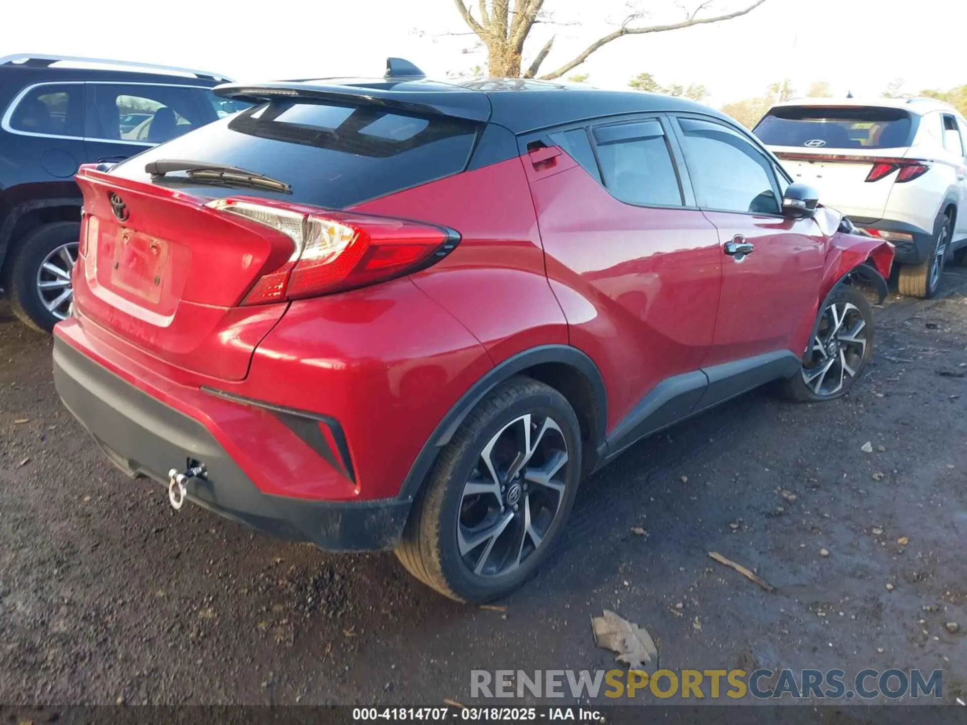 4 fotografías del automóvil dañado NMTKHMBX2LR105044 TOYOTA C-HR 2020