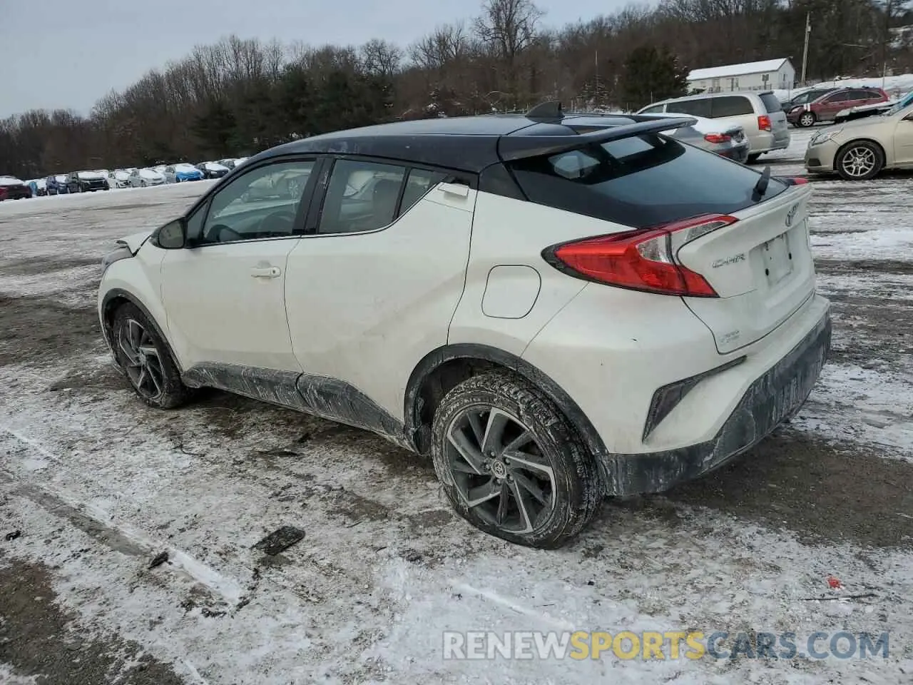 2 fotografías del automóvil dañado NMTKHMBX2LR114701 TOYOTA C-HR 2020