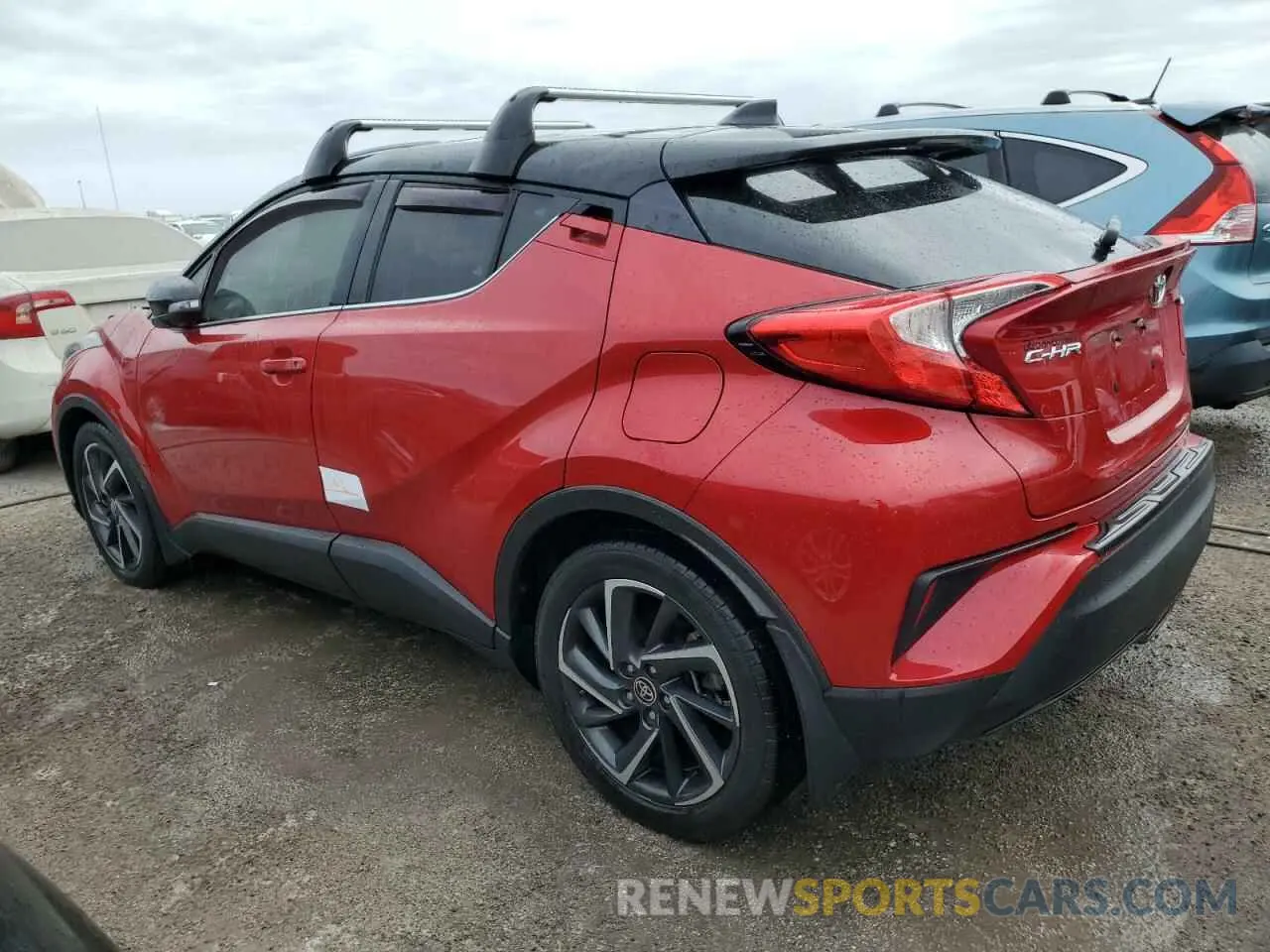 2 fotografías del automóvil dañado NMTKHMBX3LR116375 TOYOTA C-HR 2020