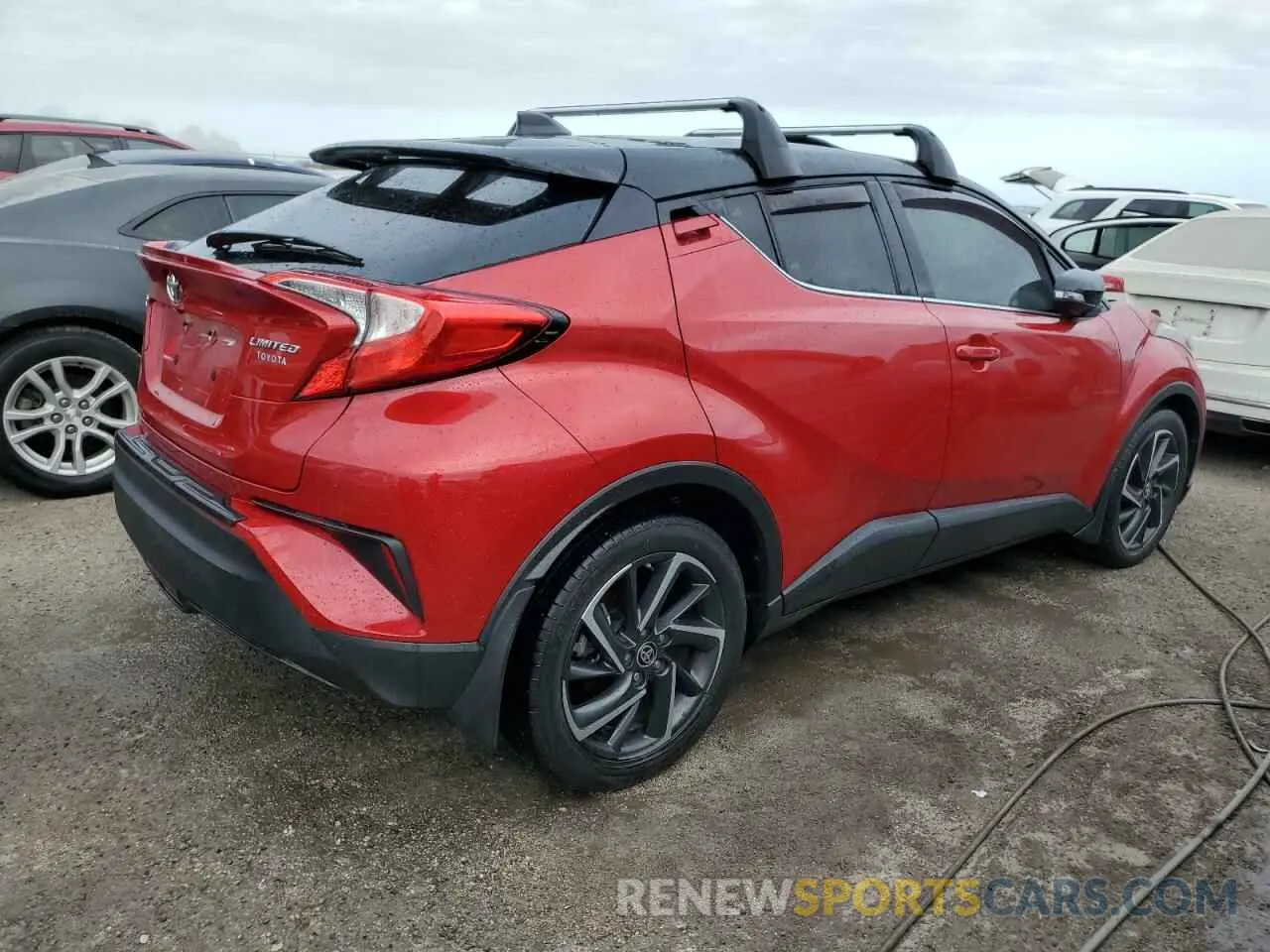 3 fotografías del automóvil dañado NMTKHMBX3LR116375 TOYOTA C-HR 2020