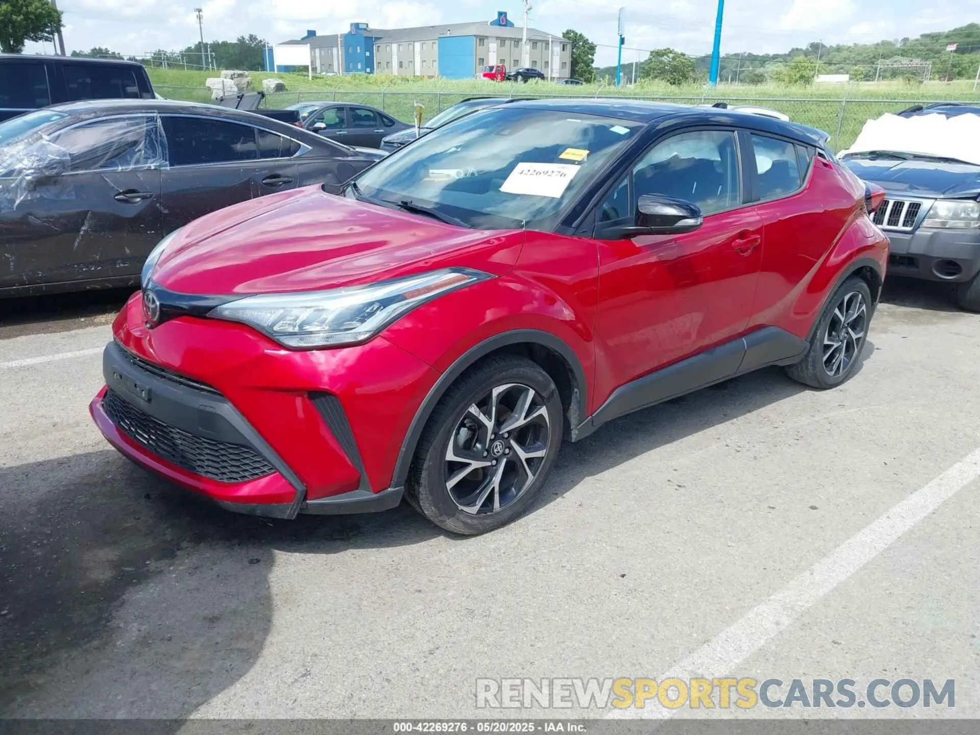2 fotografías del automóvil dañado NMTKHMBX3LR118420 TOYOTA C-HR 2020
