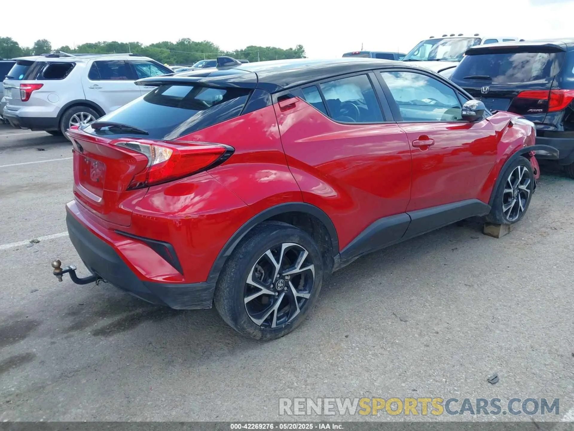 4 fotografías del automóvil dañado NMTKHMBX3LR118420 TOYOTA C-HR 2020