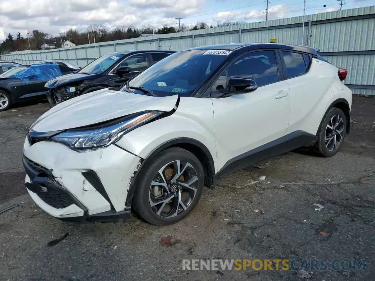 1 fotografías del automóvil dañado NMTKHMBX4LR109743 TOYOTA C-HR 2020