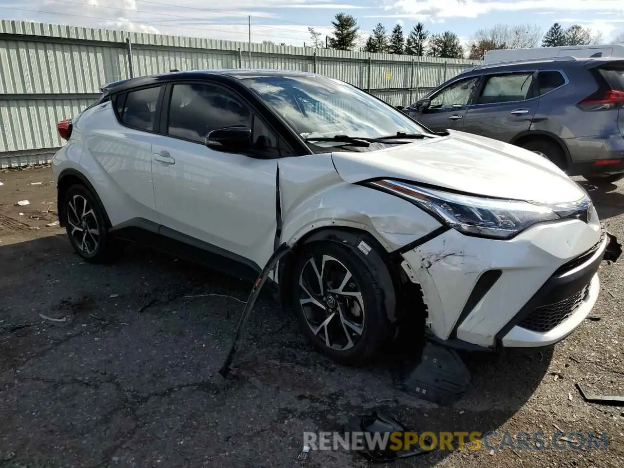4 fotografías del automóvil dañado NMTKHMBX4LR109743 TOYOTA C-HR 2020