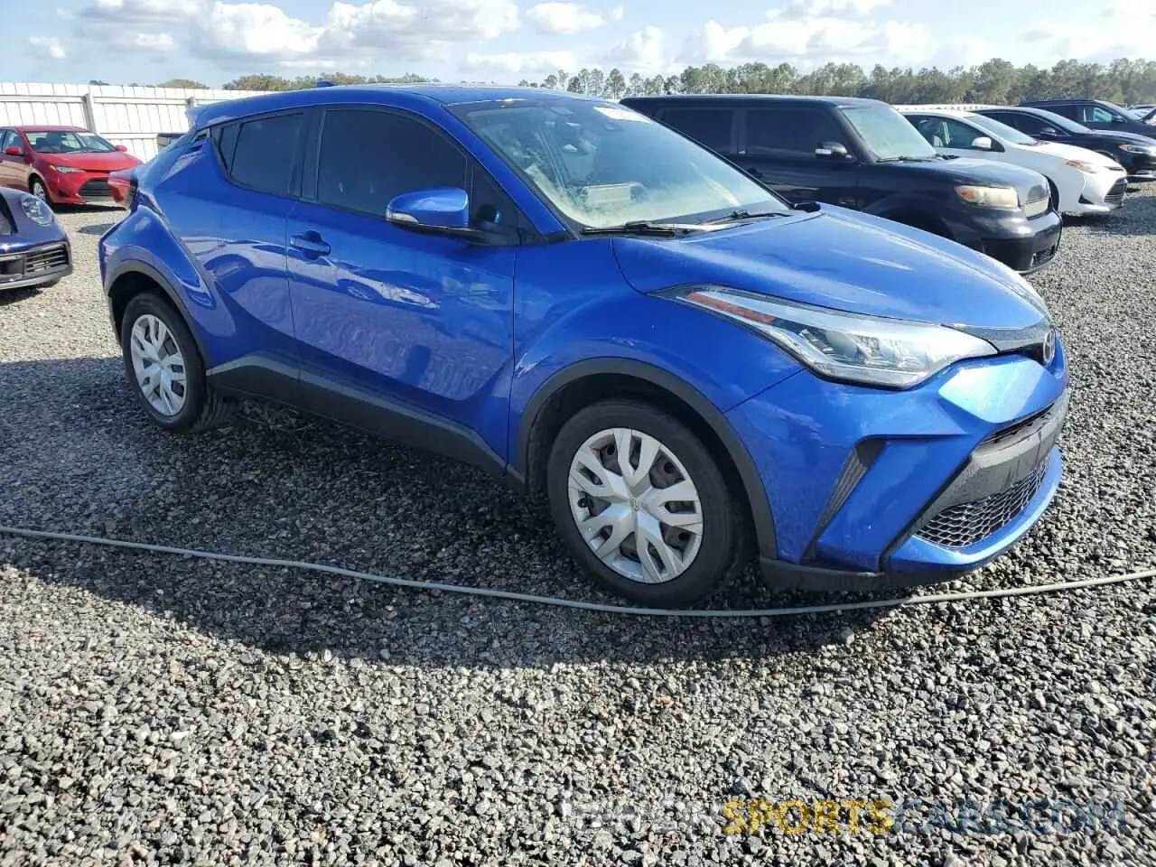 4 fotografías del automóvil dañado NMTKHMBX5LR114272 TOYOTA C-HR 2020