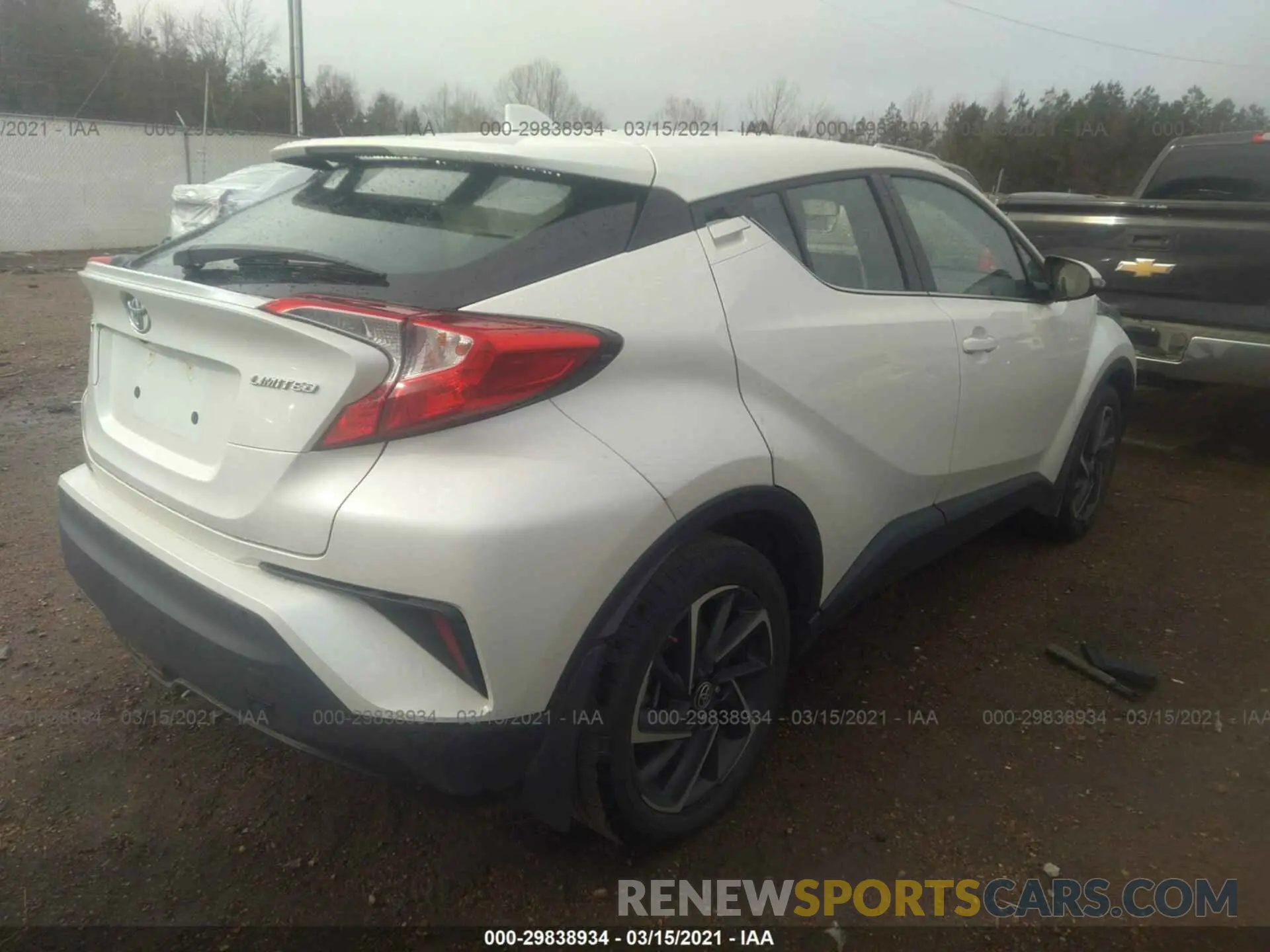 4 fotografías del automóvil dañado NMTKHMBX5LR118290 TOYOTA C-HR 2020