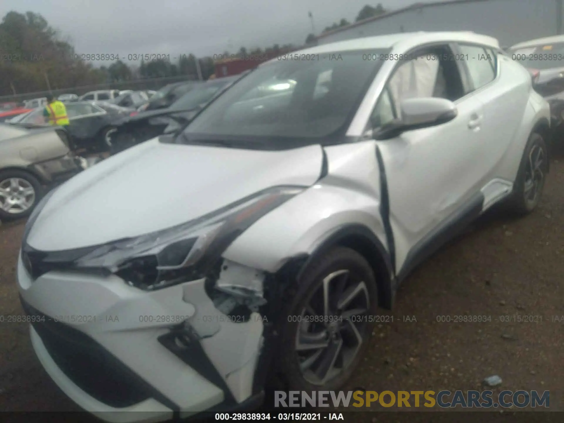 6 fotografías del automóvil dañado NMTKHMBX5LR118290 TOYOTA C-HR 2020