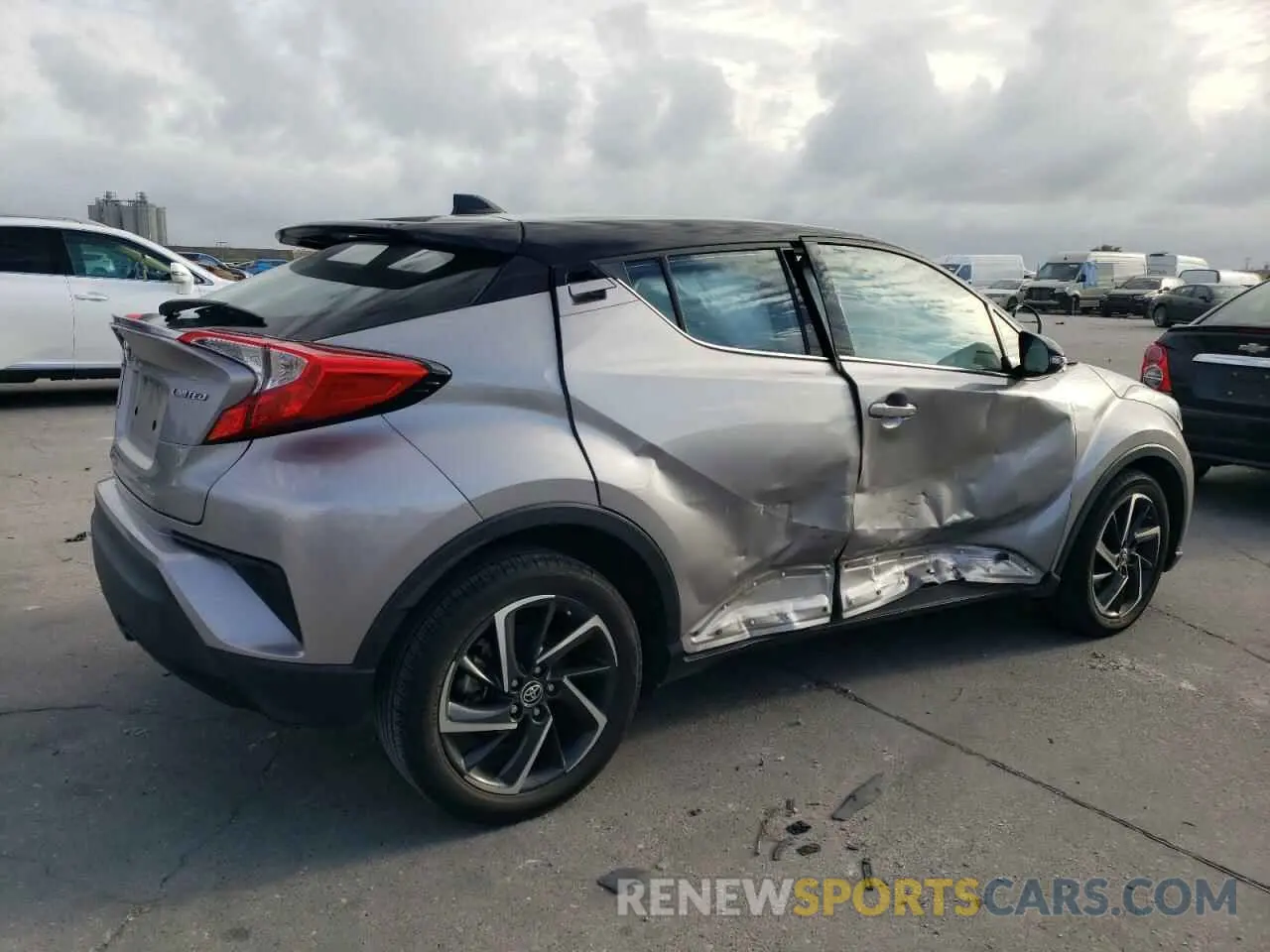 3 fotografías del automóvil dañado NMTKHMBX8LR116839 TOYOTA C-HR 2020