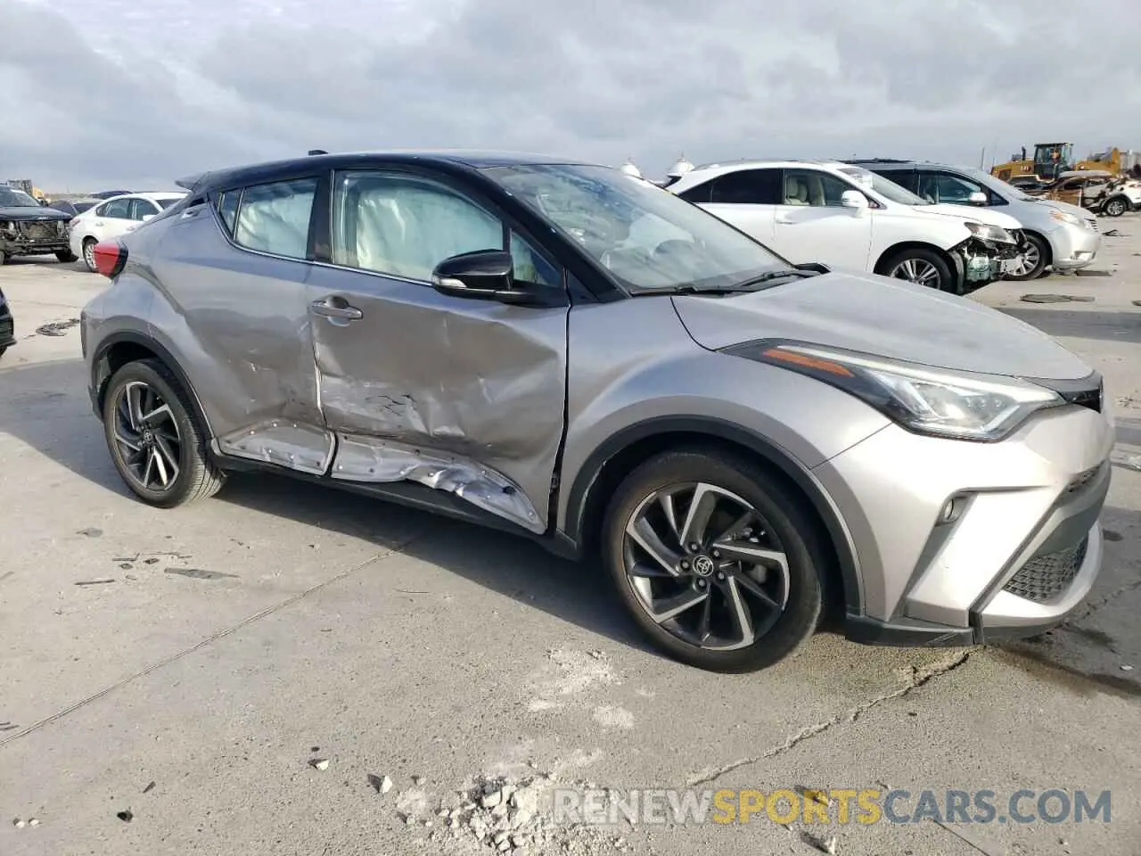 4 fotografías del automóvil dañado NMTKHMBX8LR116839 TOYOTA C-HR 2020