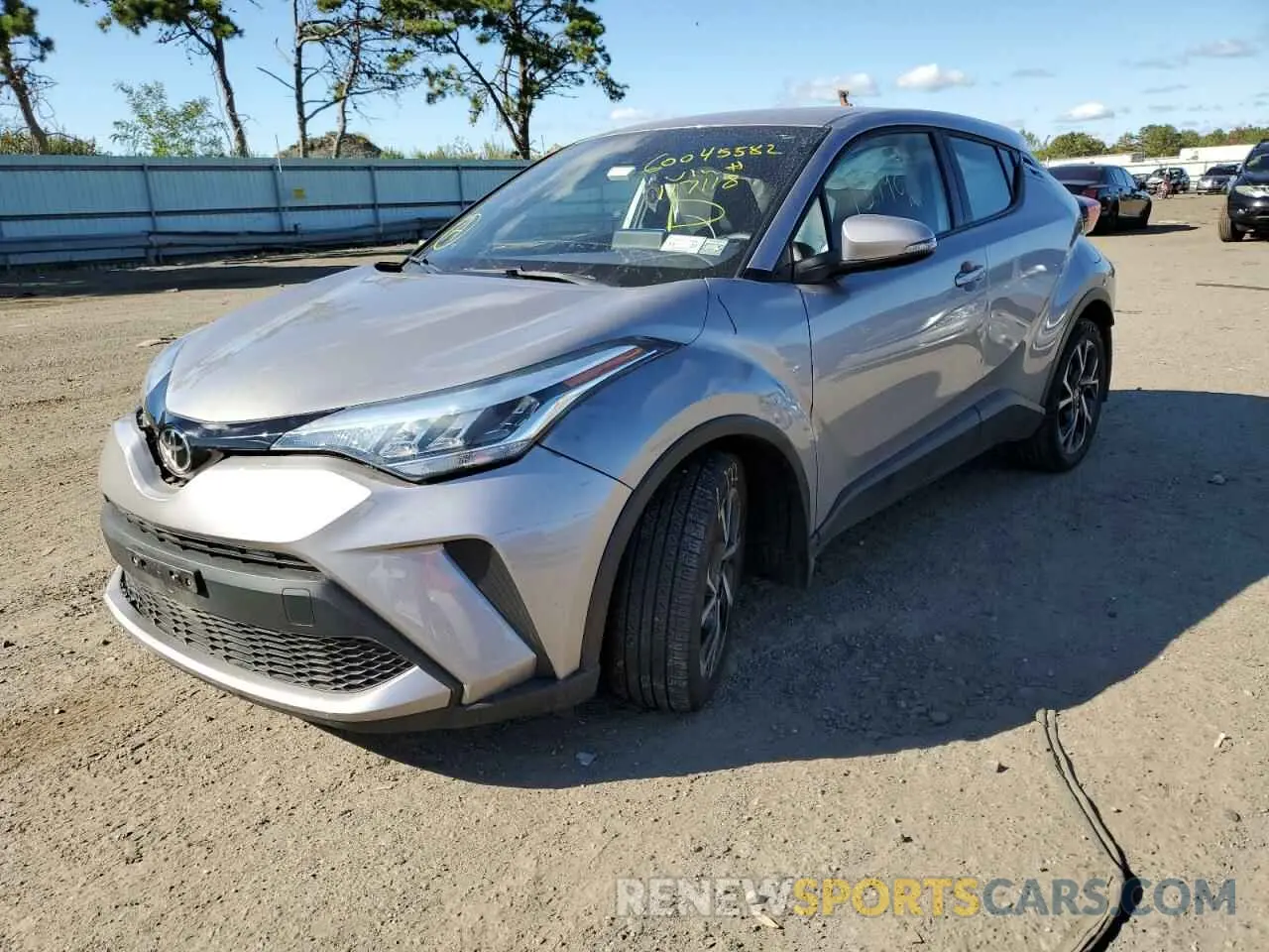 2 fotografías del automóvil dañado NMTKHMBXXLR117118 TOYOTA C-HR 2020
