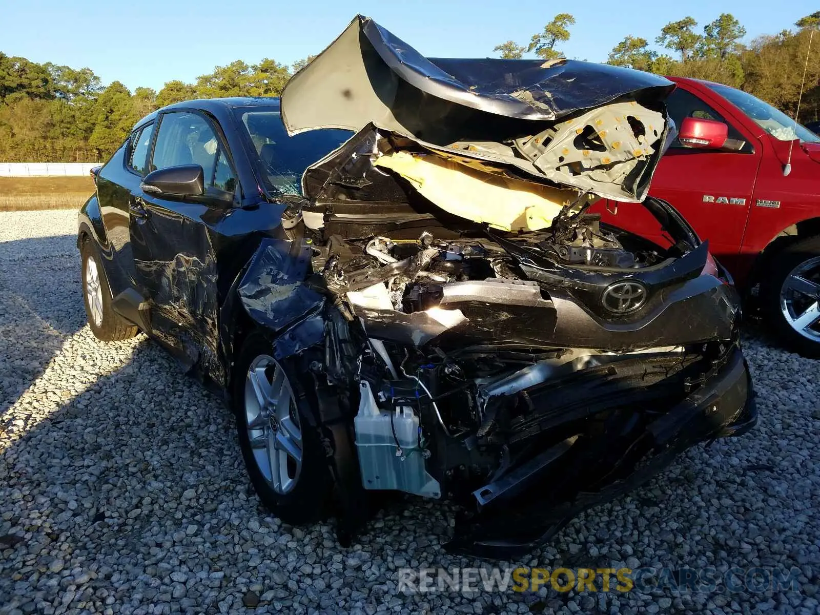 1 fotografías del automóvil dañado JTNKHMBX0M1096470 TOYOTA C-HR 2021