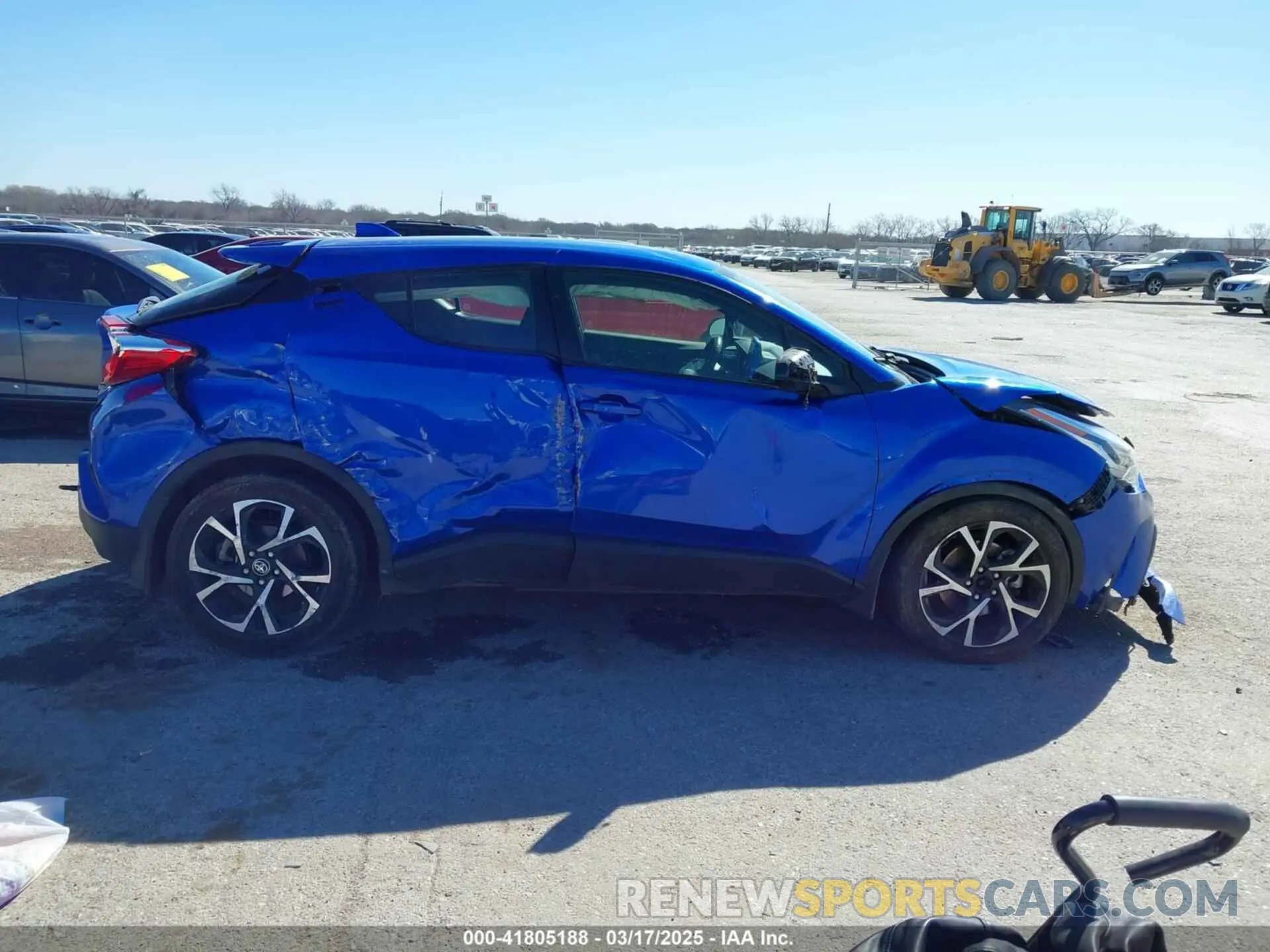 13 fotografías del automóvil dañado JTNKHMBX0M1118192 TOYOTA C-HR 2021