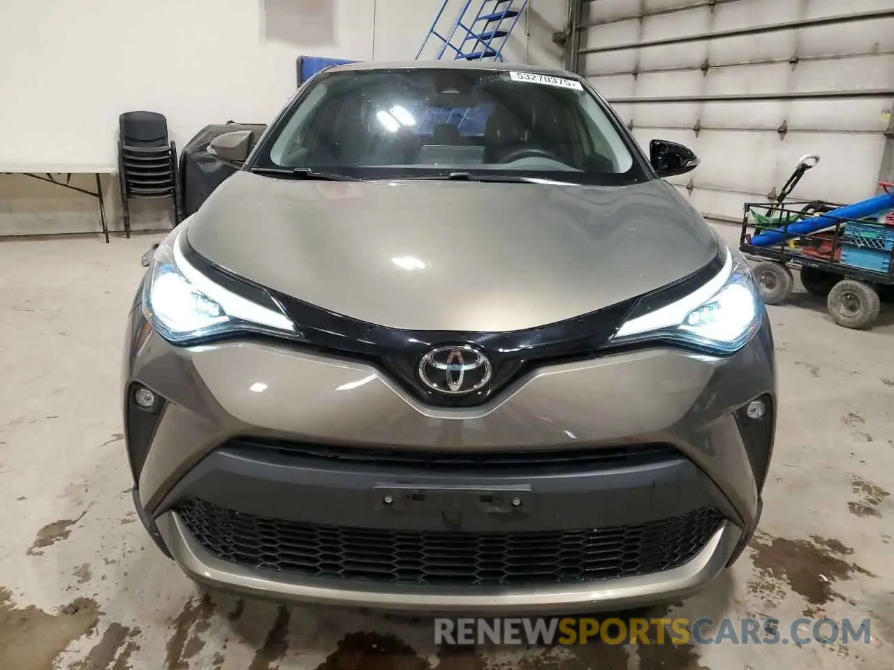 5 fotografías del automóvil dañado JTNKHMBX1M1095909 TOYOTA C-HR 2021