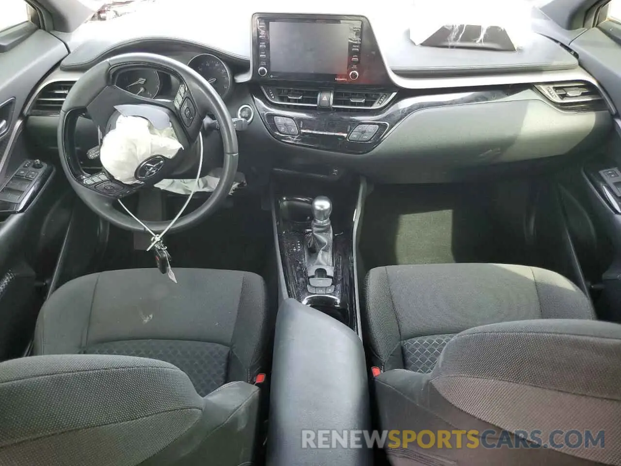 8 fotografías del automóvil dañado JTNKHMBX1M1099412 TOYOTA C-HR 2021