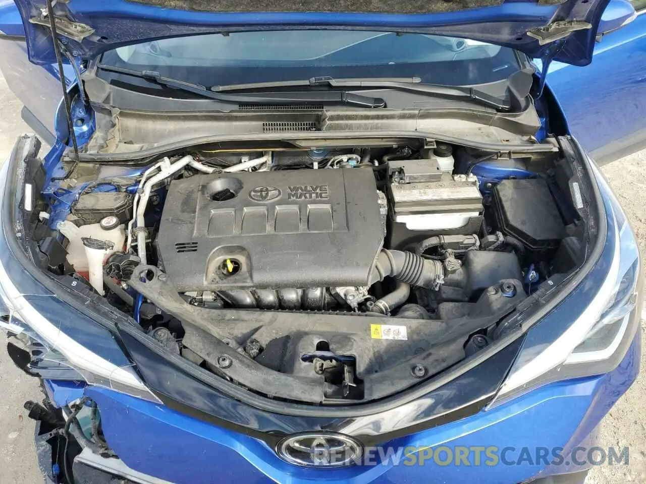 11 fotografías del automóvil dañado JTNKHMBX1M1105466 TOYOTA C-HR 2021