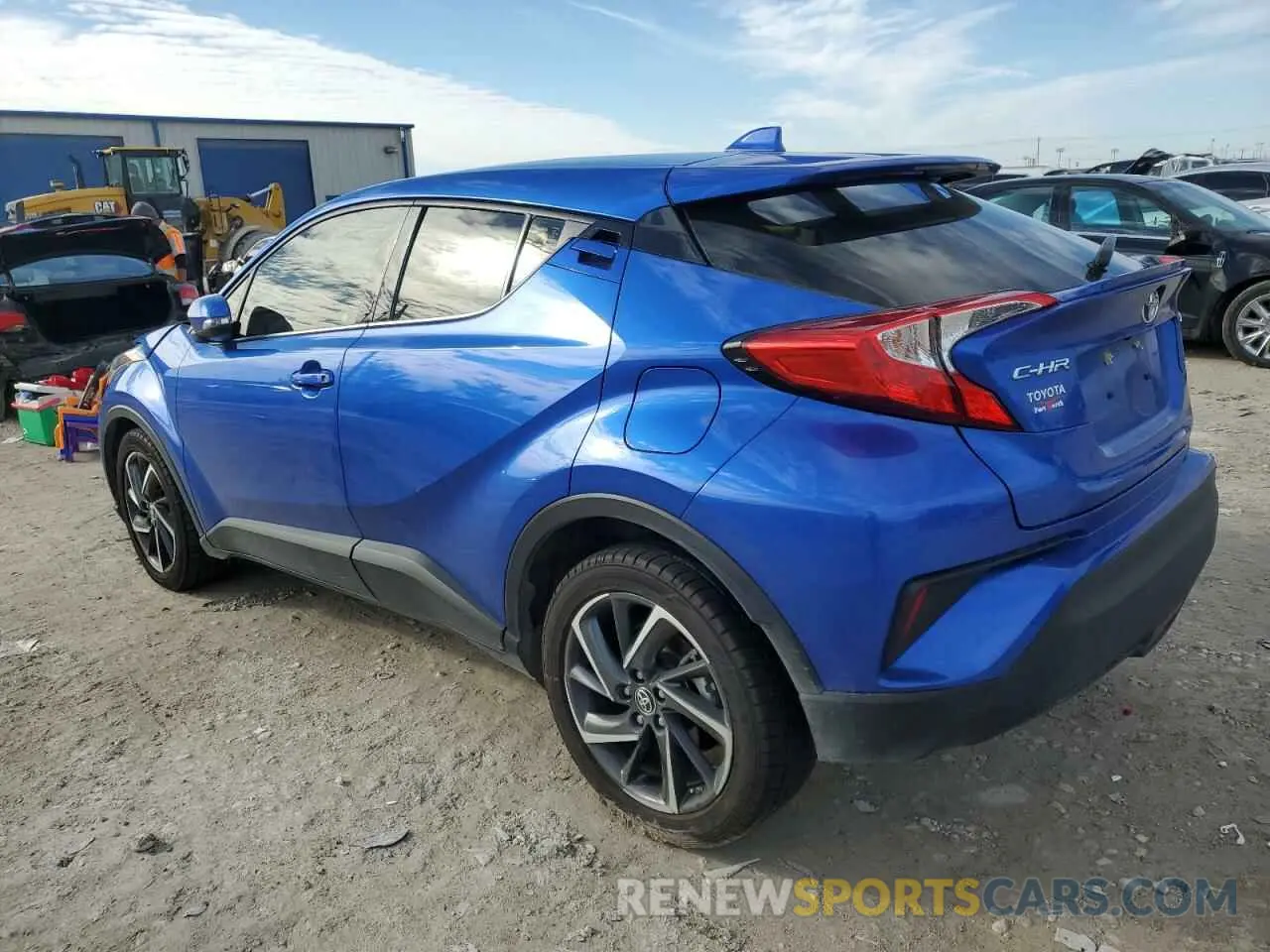 2 fotografías del automóvil dañado JTNKHMBX1M1105466 TOYOTA C-HR 2021