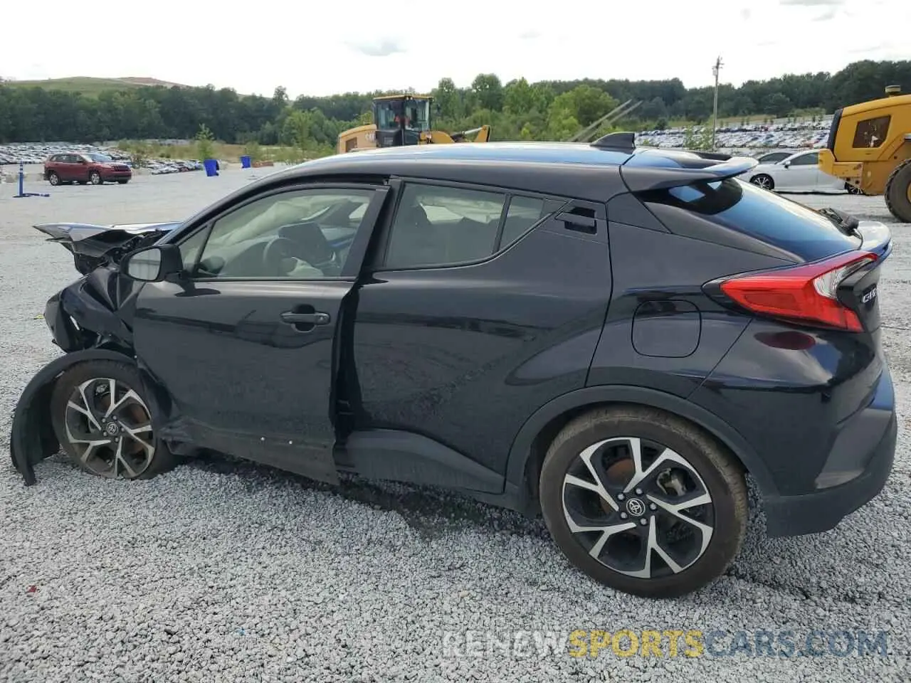 2 fotografías del automóvil dañado JTNKHMBX1M1107718 TOYOTA C-HR 2021