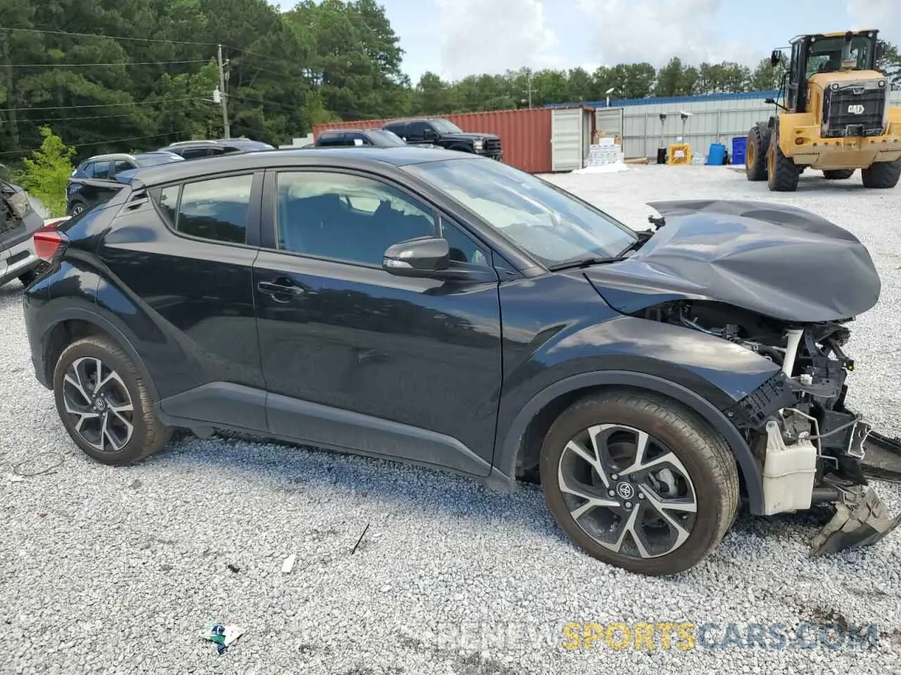 4 fotografías del automóvil dañado JTNKHMBX1M1107718 TOYOTA C-HR 2021