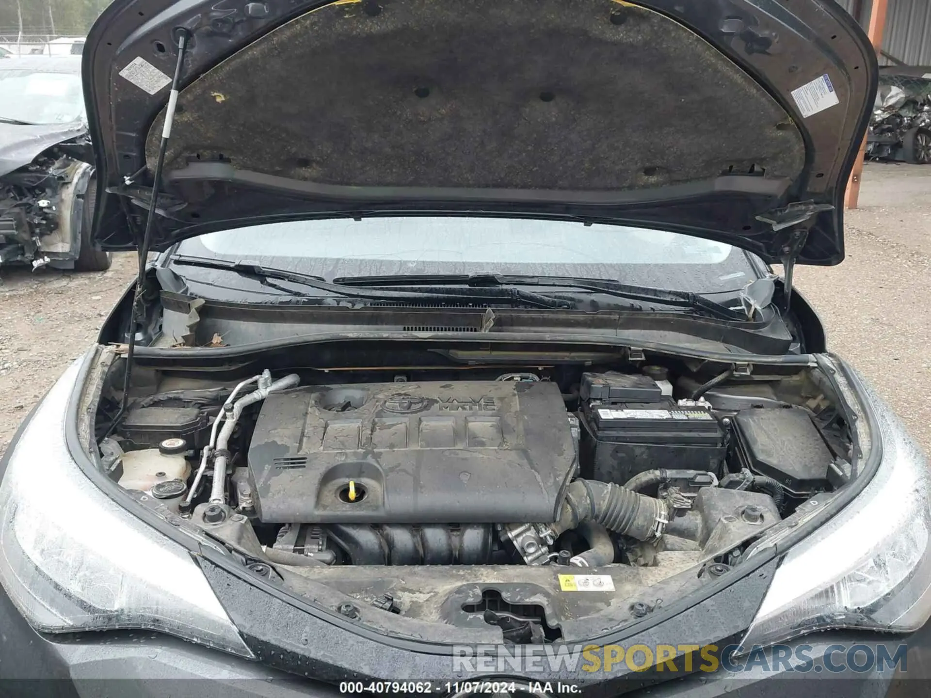 10 fotografías del automóvil dañado JTNKHMBX1M1111204 TOYOTA C-HR 2021