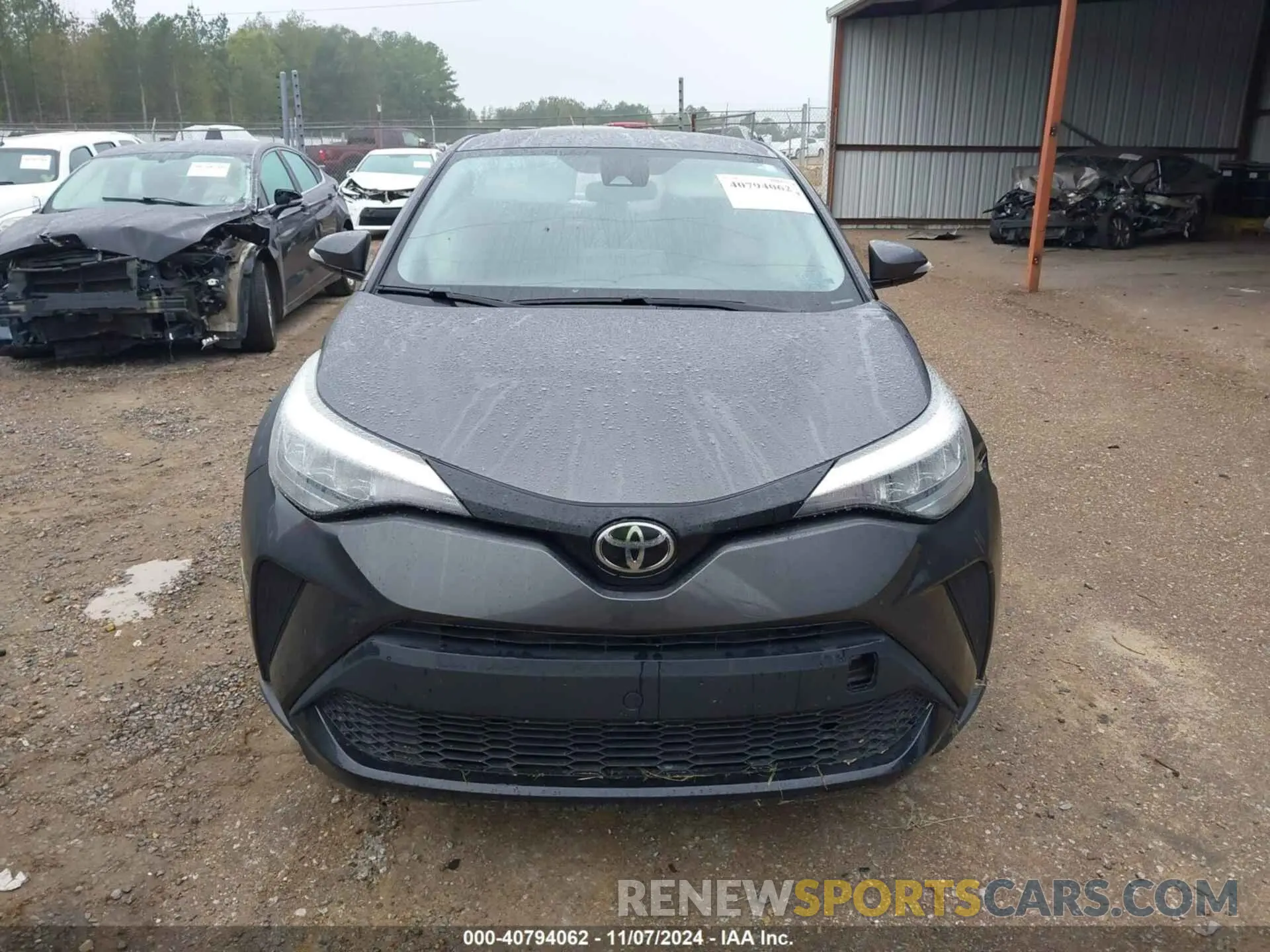 12 fotografías del automóvil dañado JTNKHMBX1M1111204 TOYOTA C-HR 2021