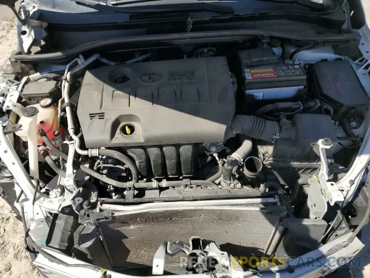 12 fotografías del automóvil dañado JTNKHMBX1M1111736 TOYOTA C-HR 2021