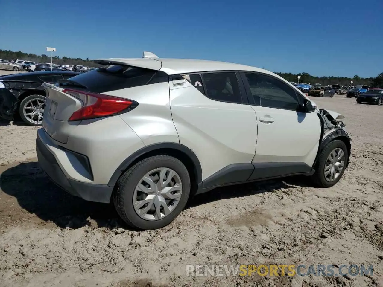 3 fotografías del automóvil dañado JTNKHMBX1M1111736 TOYOTA C-HR 2021