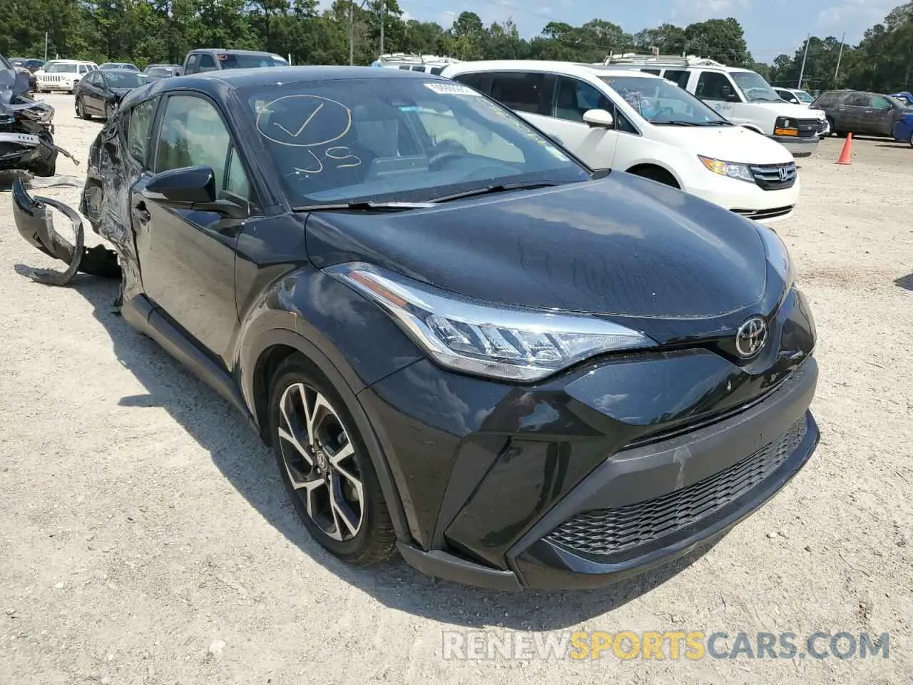 1 fotografías del automóvil dañado JTNKHMBX1M1117892 TOYOTA C-HR 2021