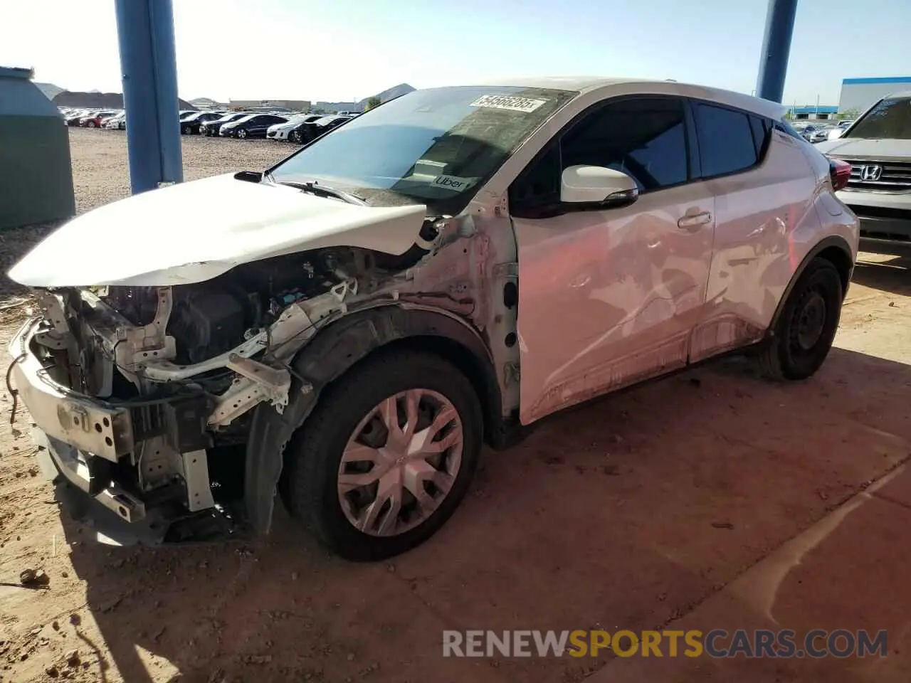 1 fotografías del automóvil dañado JTNKHMBX1M1118542 TOYOTA C-HR 2021