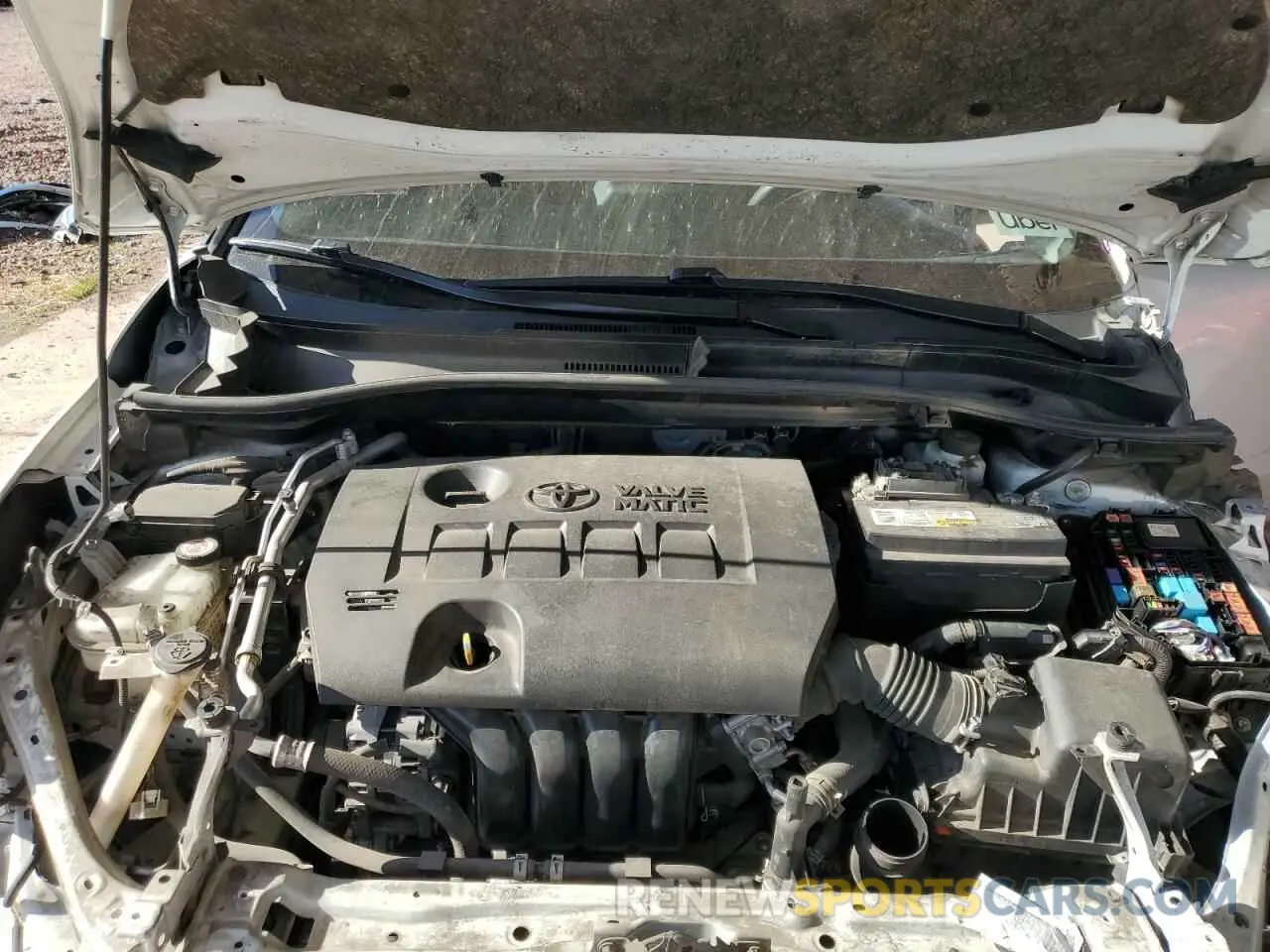 11 fotografías del automóvil dañado JTNKHMBX1M1118542 TOYOTA C-HR 2021