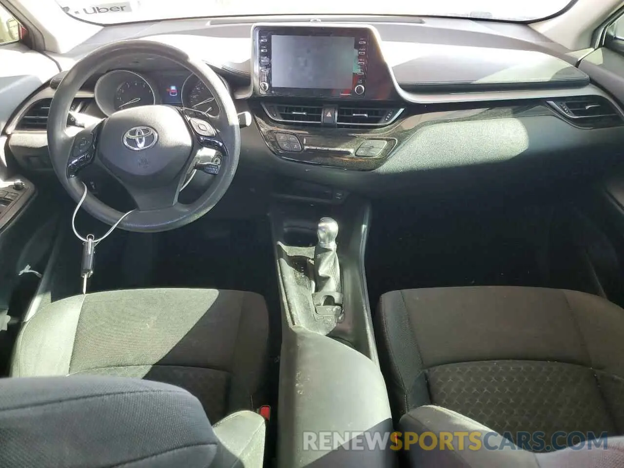 8 fotografías del automóvil dañado JTNKHMBX1M1118542 TOYOTA C-HR 2021