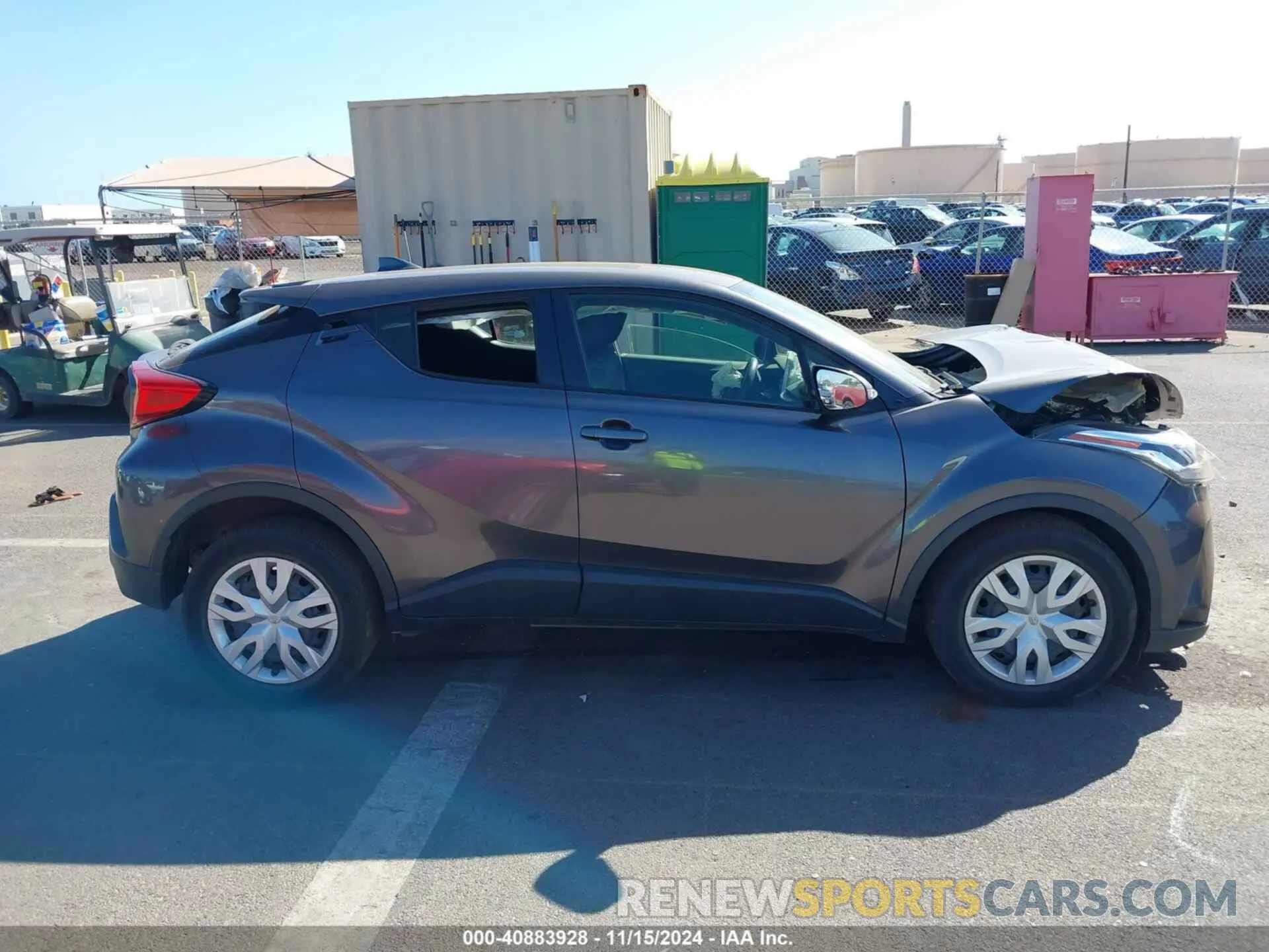 14 fotografías del automóvil dañado JTNKHMBX2M1097622 TOYOTA C-HR 2021