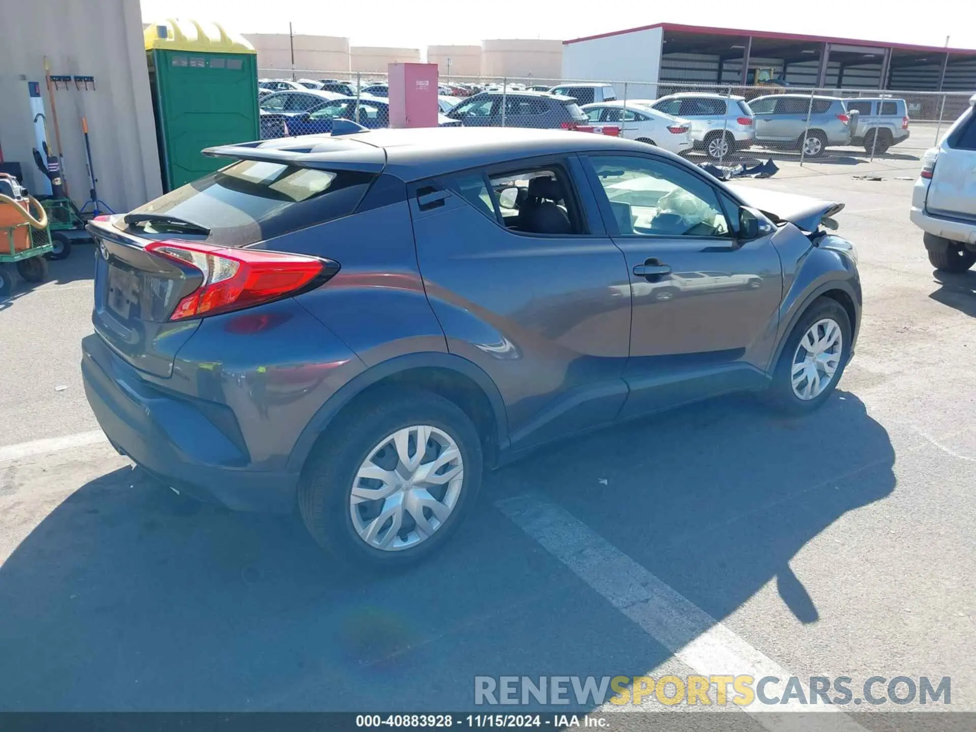 4 fotografías del automóvil dañado JTNKHMBX2M1097622 TOYOTA C-HR 2021