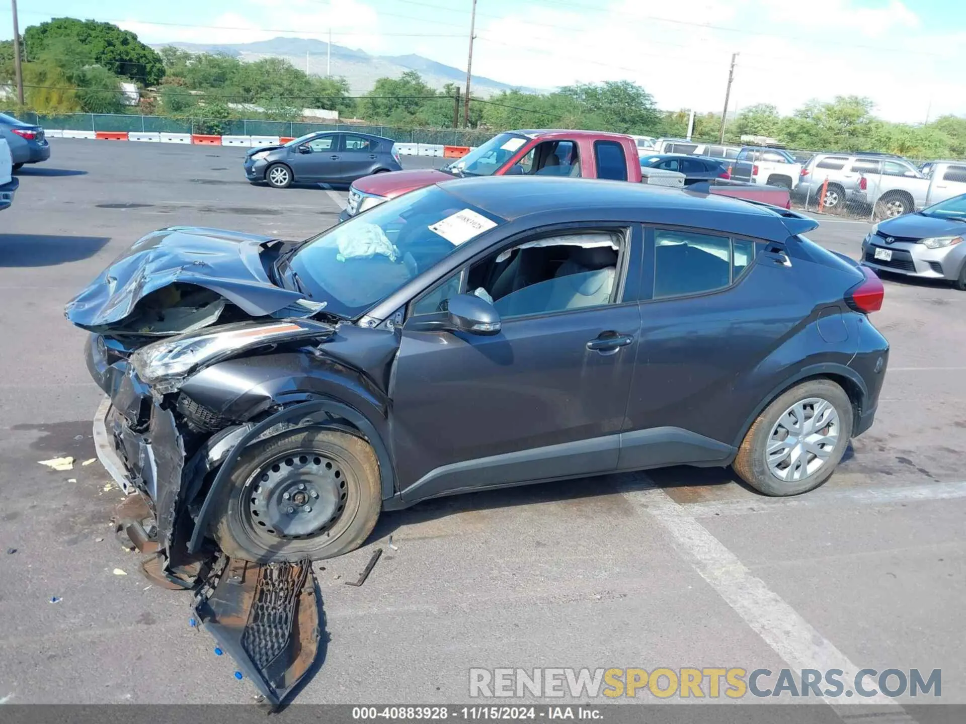 6 fotografías del automóvil dañado JTNKHMBX2M1097622 TOYOTA C-HR 2021