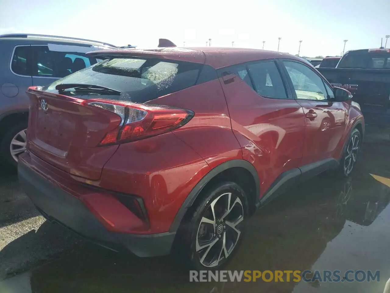 3 fotografías del automóvil dañado JTNKHMBX2M1099953 TOYOTA C-HR 2021