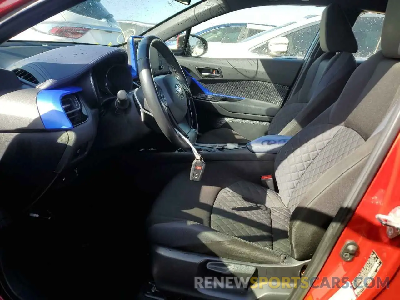 7 fotografías del automóvil dañado JTNKHMBX2M1099953 TOYOTA C-HR 2021