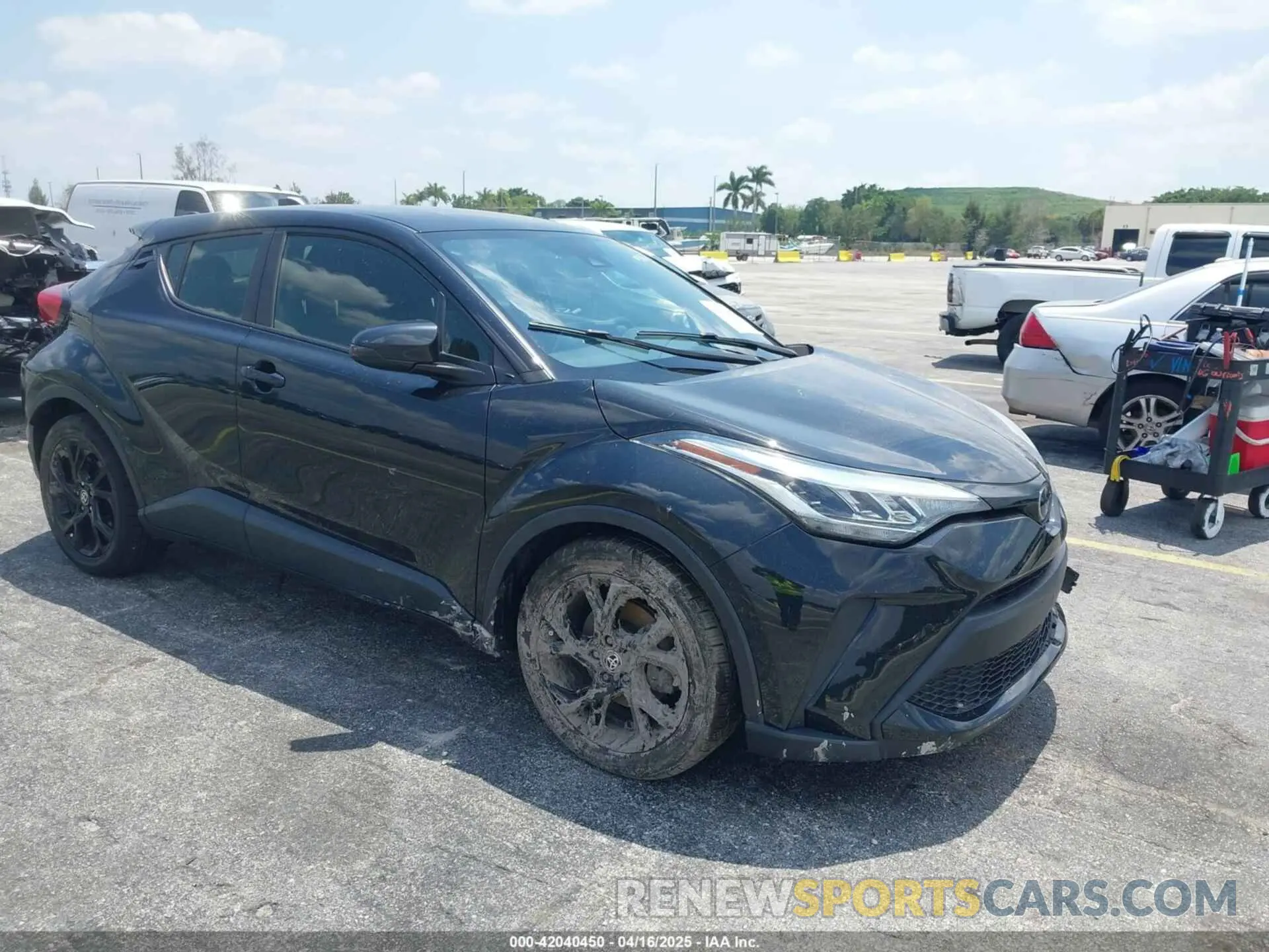1 fotografías del automóvil dañado JTNKHMBX2M1101054 TOYOTA C-HR 2021