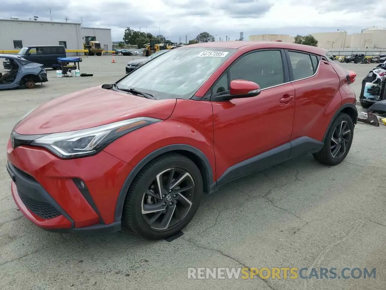 1 fotografías del automóvil dañado JTNKHMBX2M1104830 TOYOTA C-HR 2021